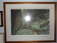 ROBERT BATEMAN LIMITED EDITION " PATH OF THE PANTHER" 1741/ 1950