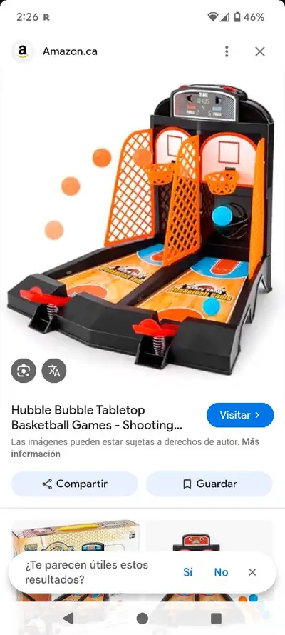 Get ready to bring the arcade fun home with this brand new Hubble Bubble Tabletop Basketball Game! P...