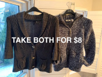 LOT 2 Ladies Sweaters (medium) for $8