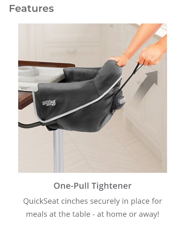 Chicco QuickSeat Hook-On Chair in Feeding & High Chairs in City of Toronto - Image 3