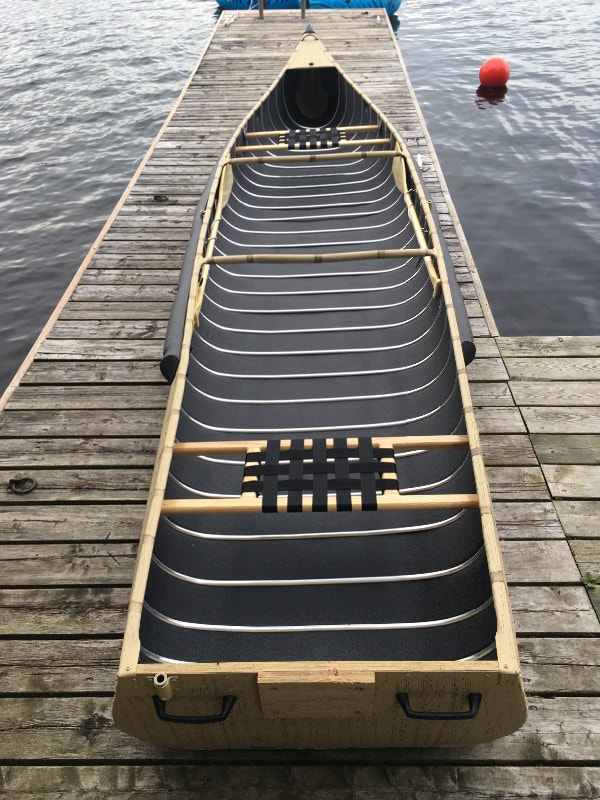 New 16 ft aluminum canoe with transom Canoes, Kayaks & Paddles
