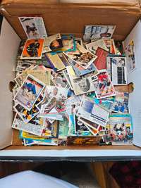 Box of hockey cards