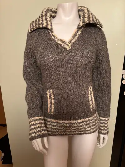 Wool Handknit Sweater, View more