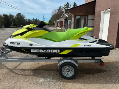 2019 SeaDoo GTI 130hp for sale 211 hours, runs great. No trailer, located in Seguin. $8,000+Tax
