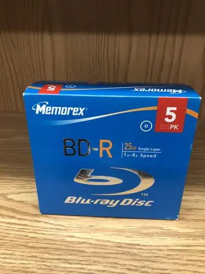 Memorex Blu-ray 5 pk BD-R 25 gb inscriptible, View more
