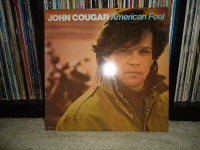 JOHN COUGAR MELLENCAMP VINYL RECORD LP: AMERICAN FOOL!