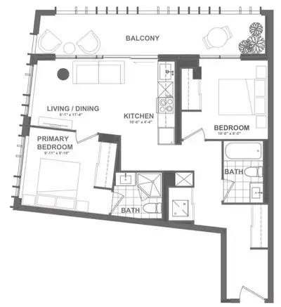 Brand New 2 Bed 2 Bath Condo – Short-Term Rental, View more