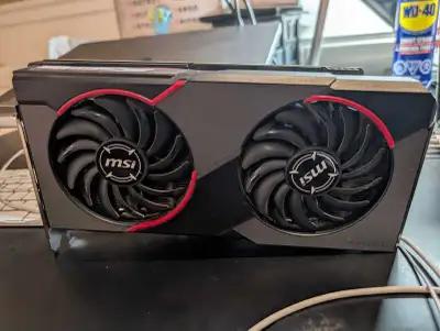 Selling an MSI RX 5500 XT 8GB graphics card, perfect for gaming or content creation. This card deliv...