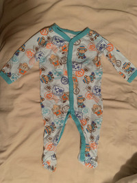100% Cotton Monkey Pyjama -Size 6 months