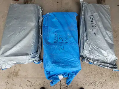 I am selling this 3pc Verduyn Lumber Tarp set. Very flexible for partial and full Loads fatbed load...