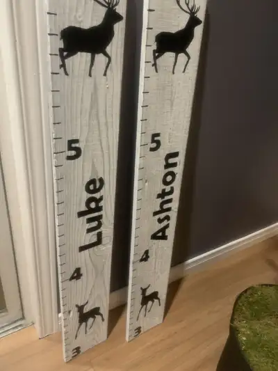 Growth chart already made if you happen to have a Luke. Had no show. 20$ hand painted.
