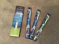 New Oral B manual toothbrushes and Oral B replacement brush head
