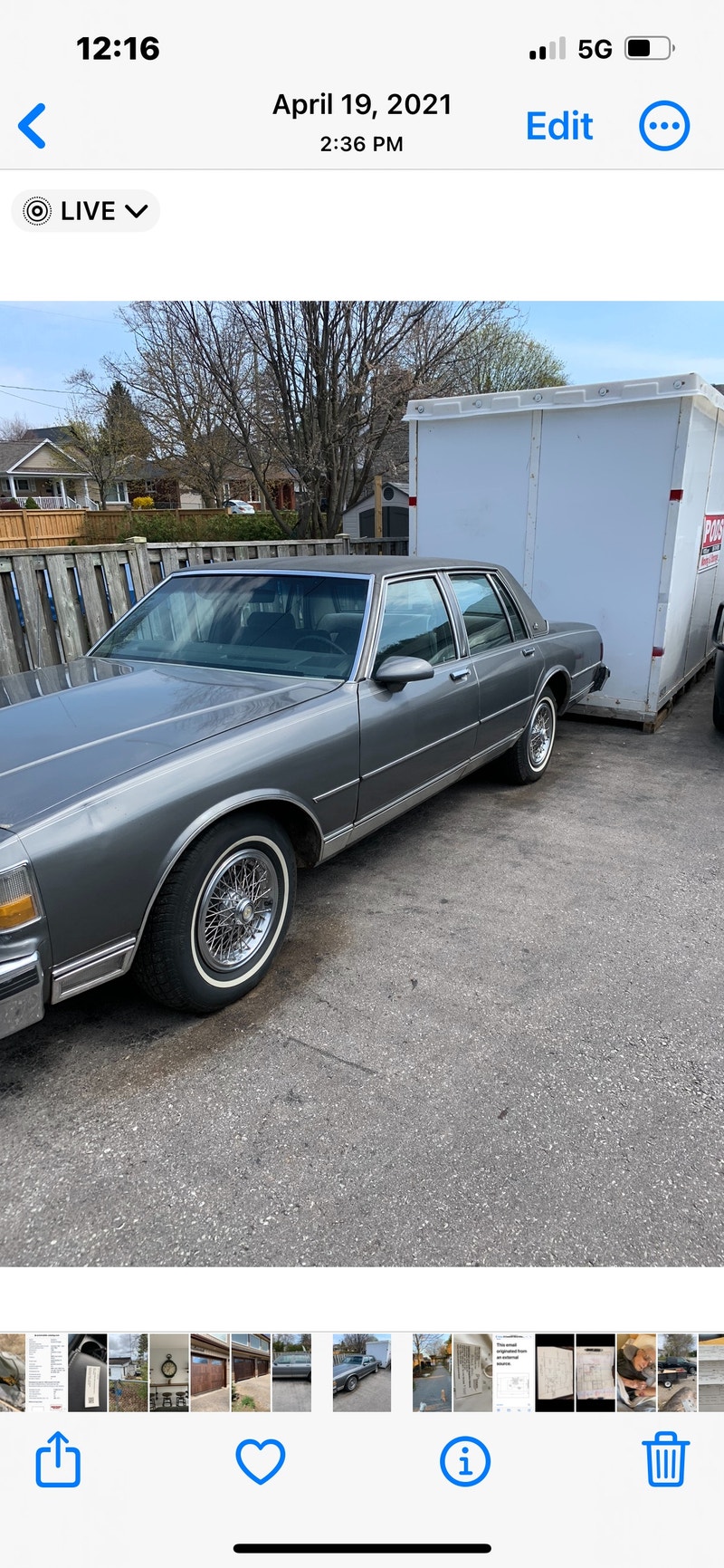 1988 Chevy Caprice Classic Classic Cars Kawartha Lakes Kijiji