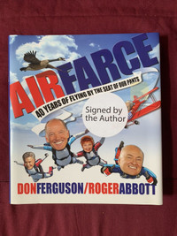 Don Ferguson - Airfarce ( 40 Years of Flying ) Autographed book