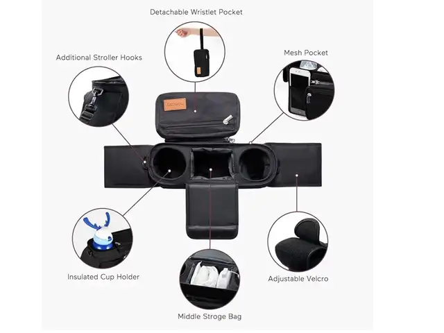 Momcozy Stroller Organizer in Strollers, Carriers & Car Seats in Oshawa / Durham Region - Image 3