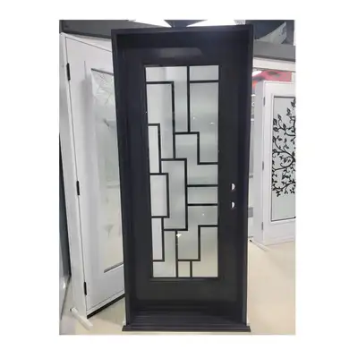 Steel Single Black Door  34" Left hinges, View more