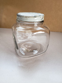 Antique Kraft Peanut Butter Glass Jar