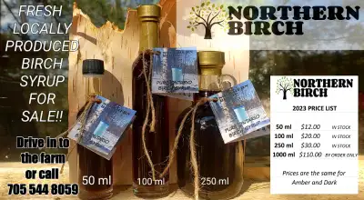 NORTHERN ONTARIO BIRCH SYRUP FOR SALE!, View more