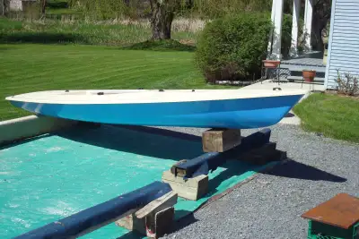 Laser sailboat. Freshly refurbished to factory new. Comes with new sail, still in manufacturers wrap...