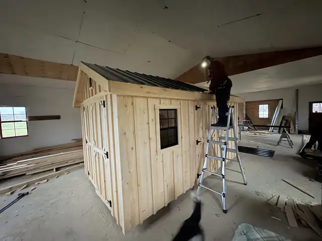 8x14 shed with dormer WINTER PRICING STILL! in Outdoor Tools & Storage in Owen Sound - Image 6