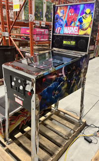 Arcade 1UP Marvel Digital Pinball cabinet with Williams Bally At