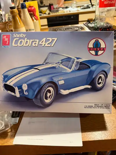 Rare AMT Cobra kit new in box—bags never opened- from 1990 —asking 65.00. Obo. ( 35 years old ). Obo...