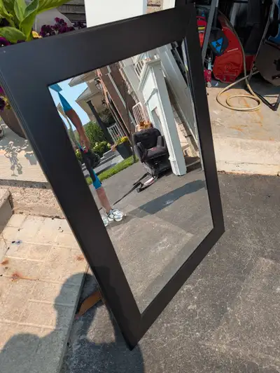 Black Framed Mirror, View more