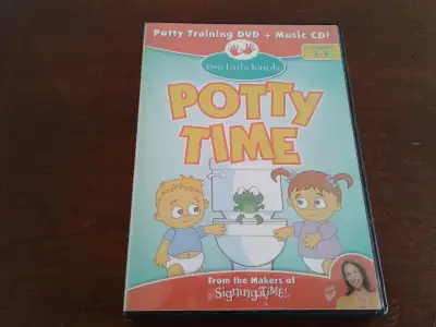 Signing Time Potty Time DVD and Music CD, View more