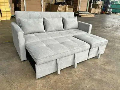 New 3-in-1 Sofa Bed | Adjustable | Storage | Pull-Out | $599, View more