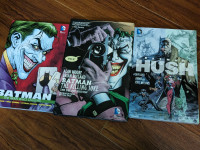 Batman Comic Lot - Killing Joke Deluxe, Man Who Laughs, Hush