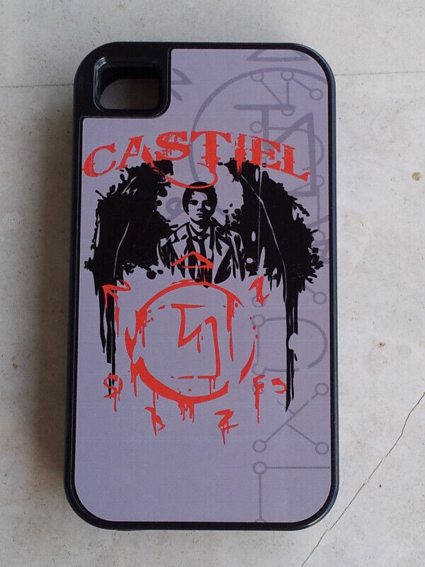 SUPERNATURAL CASTIEL IPHONE 4 COVER in Cell Phone Accessories in Kelowna