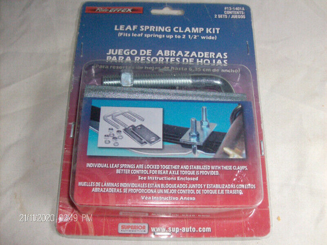 leaf spring 2-1/2" clamp kit. brand new.$10. in Other Parts & Accessories in City of Toronto