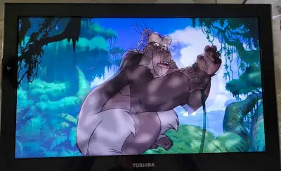 Toshiba TV with Built in DVD player, View more