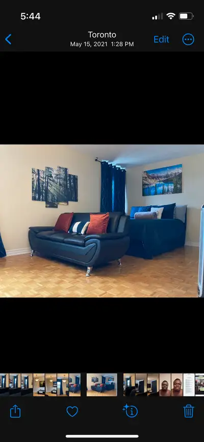 Fully furnished studio with breathtaking view on Erskine Avenue