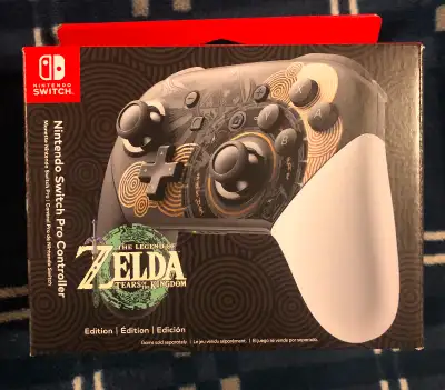 Nintendo Switch Pro Controller - Legend of Zelda TotK Edition, View more