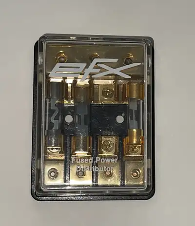 EUC (Excellent Used Condition) EFX 'Gold Plated' Fuse Distribution Block by Scoshe $20 (firm) ... Th...