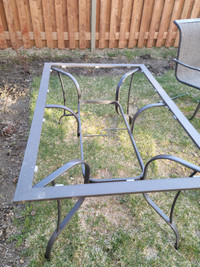 outdoor patio table frame w/o the glass top