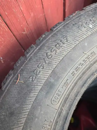 Studdable winter tires. No holes, no patches, might last you a whole season, but best for someone lo...