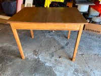 Solid Maple Table with 4 Chairs
