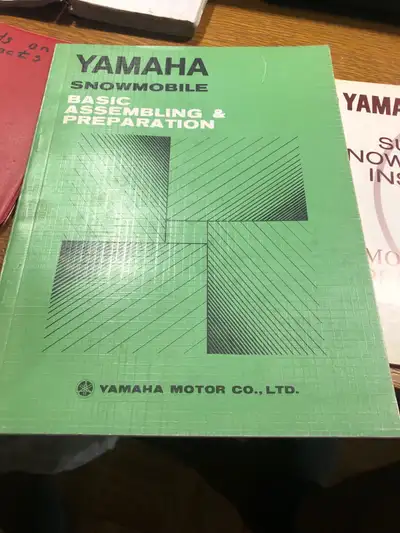 Vintage Yamaha Snowmobile 1973  Assembly/Prep  Manual, View more