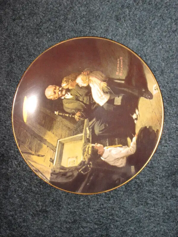 Grandpa's Treasure Chest Plate# 2 Rockwell Light Bradford Ex in Arts & Collectibles in City of Toronto - Image 2