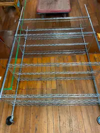 Heavy Duty Stainless Steel Racks Shelving Unit with Wheels