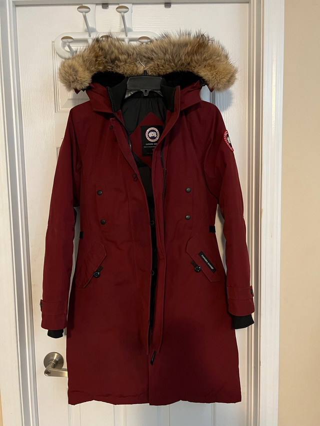 Canada goose authentic Kensington parka in Bordeaux XS paid $ in Women's - Tops & Outerwear in Oakville / Halton Region