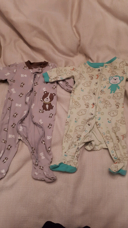 Baby Sleepers (sizes range from 0-6 months) in Clothing - 3-6 Months in Moncton