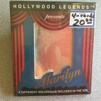 Marilyn Monroe Hollywood Legends HOLOGRAM CARD Set-New from 1992