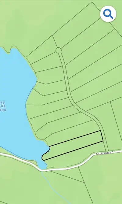 waterfront land for sale. located on stirling road, grand river. PID: 75141085. 8.1 acres