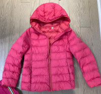 Girls Coral Pink size 10 - Uniqlo Puffer Jacket
