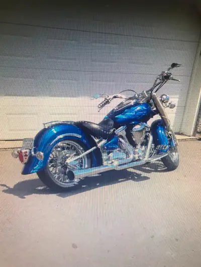 2003 Yamaha Roadstar 1600, custom paint, custom wheels, vance & hines exhause, lots of extras. One o...