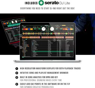 Numark Pro FX Serato Controller - 2 Decks, Mixer, Effects, Audio, View more