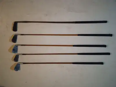Vintage iron golf clubs, View more